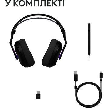 Гарнитура Logitech G522 LightSpeed Wireless Gaming Headset Black (981-001544) DC553277 фото