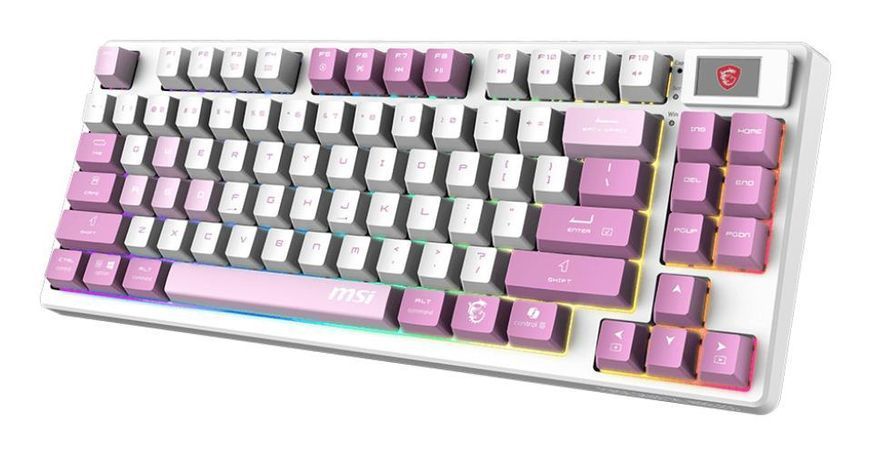 Клавіатура MSI GAMING VIOLET UA FORGE GK600 TKL W VIOLET EL1444904 фото