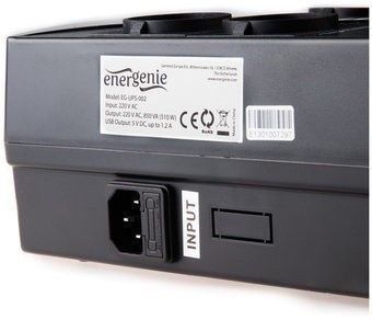 ИБП EnerGenie EG-UPS-002 850VA, Line Int., AVR, 4xSchuko, USB DC50390 фото