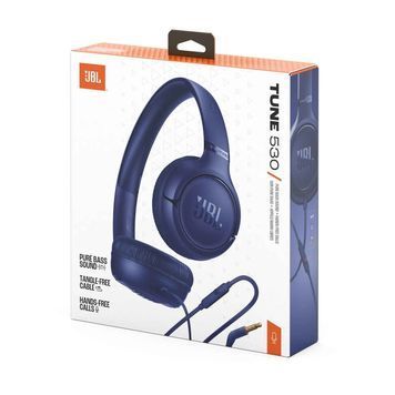 Гарнiтура JBL Tune 530 Blue (JBLT530BLU) DC583576 фото