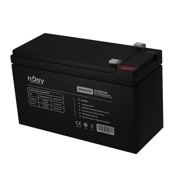 Аккумуляторная батарея Njoy GP07122F 12V 7AH (BTVACGUOBTD2FCN01B) AGM DC388653 фото