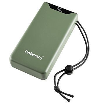 Портативное зарядное устройство USB 20000MAH QC3.0 GREEN F20000 7332057 INTENSO EL1425886 фото