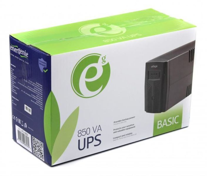 ИБП EnerGenie EG-UPS-B850 850VA, Line Int., AVR, 2xSchuko DC137283 фото