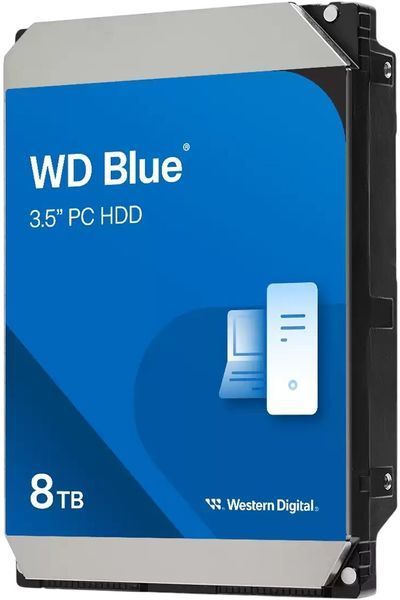 Накопичувач HDD SATA 8.0TB WD Blue 5640rpm 256MB (WD80EAAZ) DC609744 фото
