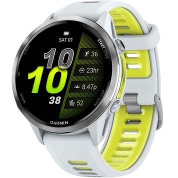 Смарт-годинник Garmin Forerunner 970 Whitestone/Amp Yellow (010-02969-11) DC596063 фото