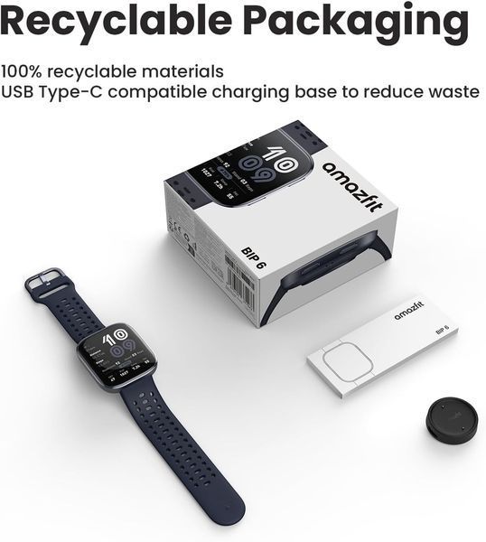 Смарт-годинник Amazfit Bip 6 Black (W2435AP1N) DC554440 фото