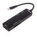 USB-хаб Maxxter USB Type-C 5-в-1 Black (HU3C-3PTF-01) DC540725 фото 1