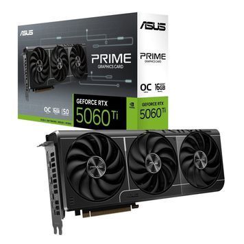 Відеокарта GF RTX 5060 Ti 16GB GDDR7 Prime OC Asus (PRIME-RTX5060TI-O16G) DC551967 фото