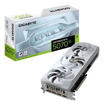 Видеокарта GF RTX 5070 Ti 16GB GDDR7 GV-N507TEAGLEOC ICE-16GD GIGABYTE (N507TEAGLEOC ICE-16GD 1.0) EL1434458 фото