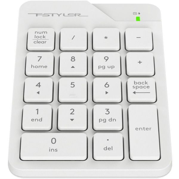 Клавіатура цифрова A4Tech Fstyler FGK21C White DC527605 фото
