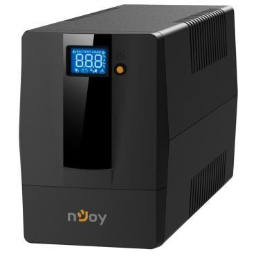 ИБП NJOY Horus Plus 800 (PWUP-LI080H1-AZ01B) Lin.int., AVR, 2 x евро, USB, LCD, пластик DC314029 фото