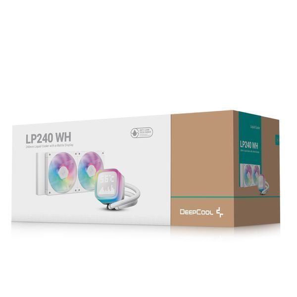 Система водяного охлаждения DeepCool LP240 ARGB White (R-LP240-WHMSMC-G-1) DC553847 фото