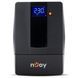 ИБП NJOY Horus Plus 800 (PWUP-LI080H1-AZ01B) Lin.int., AVR, 2 x евро, USB, LCD, пластик DC314029 фото 1