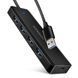 Хаб AXAGON HUE-C1A USB-A 5Гбит/с TRAVEL hub, 20см Type-A, Черный EL1438780 фото 1