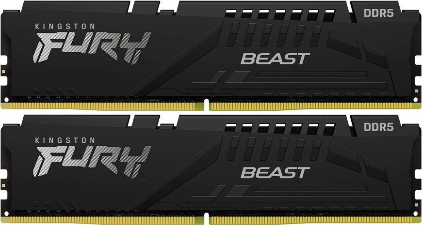 Модуль памяти DDR5 2x8GB/5600 Kingston Fury Beast Black (KF556C40BBK2-16) DC521570 фото