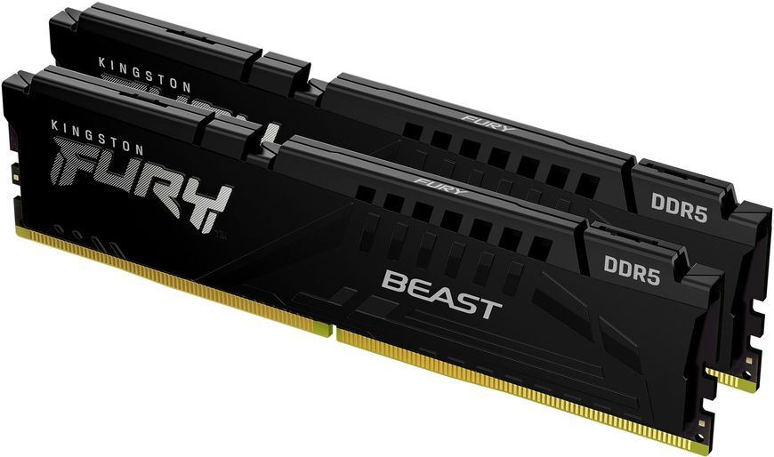Модуль памяти DDR5 2x8GB/5600 Kingston Fury Beast Black (KF556C40BBK2-16) DC521570 фото