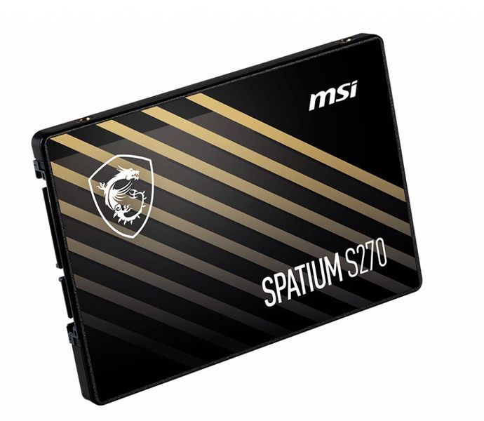 Накопитель SSD 240GB MSI Spatium S270 2.5" SATAIII 3D TLC (S78-440N070-P83) DC425584 фото