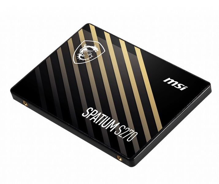 Накопитель SSD 240GB MSI Spatium S270 2.5" SATAIII 3D TLC (S78-440N070-P83) DC425584 фото