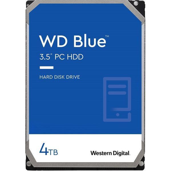 Накопитель HDD SATA 4.0TB WD Blue 5400rpm 256MB (WD40EZAX) DC465936 фото
