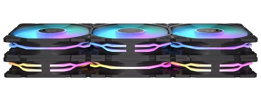 Вентилятор Asus TUF Gaming TR120 ARGB Triple Pack Black (90DA0090-B09020) DC551787 фото