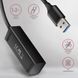 Хаб AXAGON HUE-M1AL SuperSpeed USB-A MINI hub, USB-A кабель 120см, Черный EL1438787 фото 4