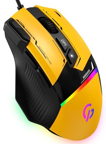 Миша GamePro GM300BL Yellow-Black DC538316 фото