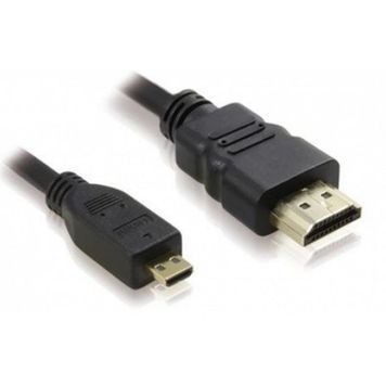 Кабель Atcom HDMI - microHDMI (type D) (M/M), 2 м, черный (15268) блистер DC47762 фото