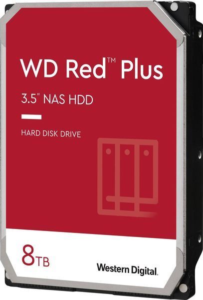 Накопичувач HDD SATA 8.0TB WD Red Plus 5640rpm 256MB (WD80EFPX) DC541663 фото