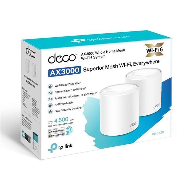 WiFi Mesh-система TP-Link Deco X50(2-pack) DC426768 фото