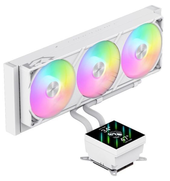Система водяного охлаждения GAMEMAX 9503-0100R0058 (GLACIER 360 LCD WH) EL1451172 фото