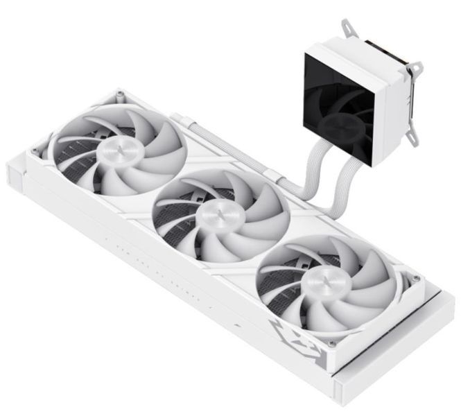 Система водяного охлаждения GAMEMAX 9503-0100R0058 (GLACIER 360 LCD WH) EL1451172 фото