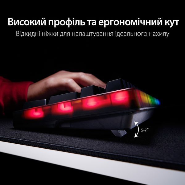 Клавіатура HyperX Origins 2 1800 HX Red USB Black (B4QS4AA) DC600209 фото