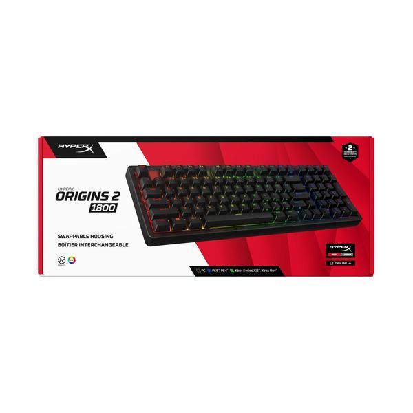 Клавіатура HyperX Origins 2 1800 HX Red USB Black (B4QS4AA) DC600209 фото