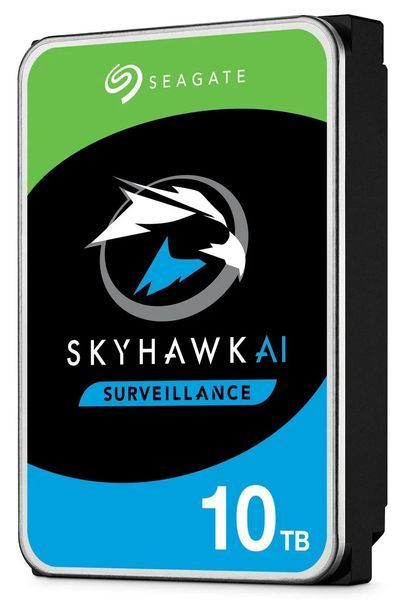 Накопичувач HDD SATA 10.0TB Seagate SkyHawk Al Surveillance 256MB (ST10000VE001) DC389179 фото