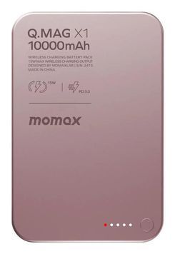 Аккумулятор WRL 10000MAH Q.MAG X1 PINK IP117AP MOMAX EL1457773 фото