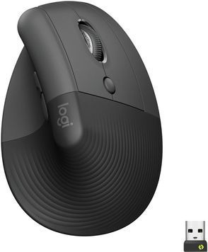 Мышь беспроводная Logitech Lift Vertical Ergonomic Wireless/Bluetooth Graphite(910-006473) IT11 фото