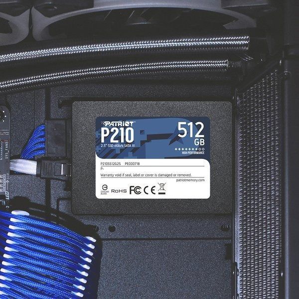 Накопичувач SSD 512GB Patriot P220 2.5" SATAIII TLC (P220S512G25) DC448011 фото