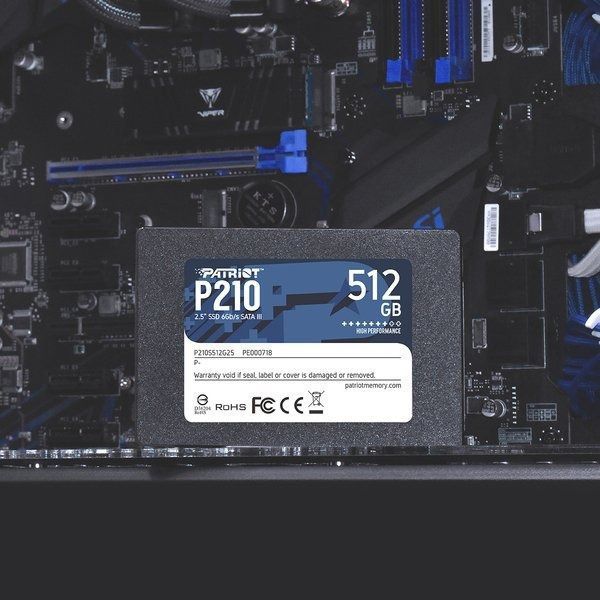 Накопичувач SSD 512GB Patriot P220 2.5" SATAIII TLC (P220S512G25) DC448011 фото