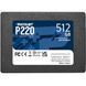 Накопичувач SSD 512GB Patriot P220 2.5" SATAIII TLC (P220S512G25) DC448011 фото 1