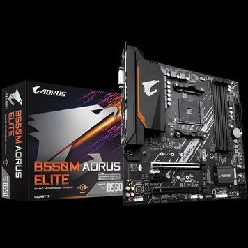 Материнська плата Gigabyte B550M Aorus Elite (sAM4, AMD B550, PCI-Ex16) IT579 фото