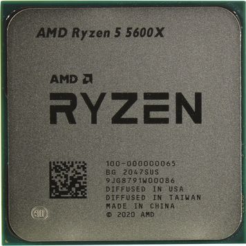 Процесор AMD Ryzen 5 5600X (3.7GHz 32MB 65W AM4) Tray (100-000000065) DC329212 фото