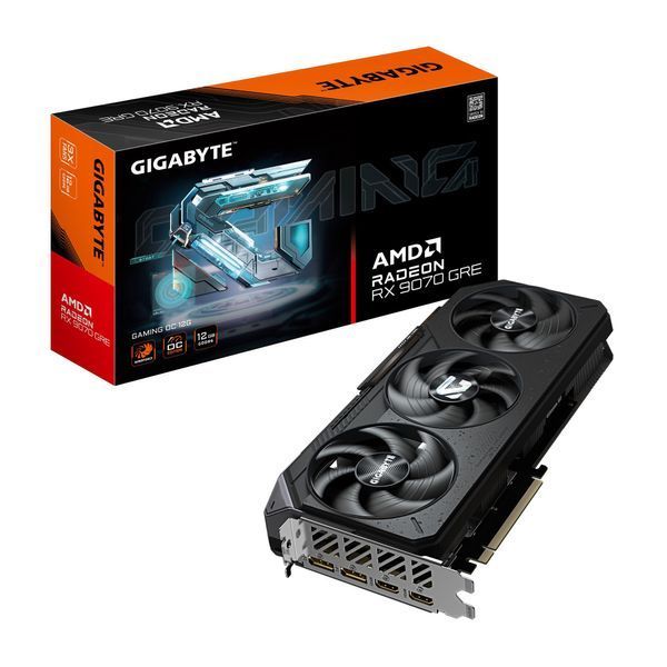 Видеокарта AMD Radeon RX 9070 GRE 12GB GDDR6 Gaming OC Gigabyte (GV-R907GREGAMING OC-12GD) DC612023 фото