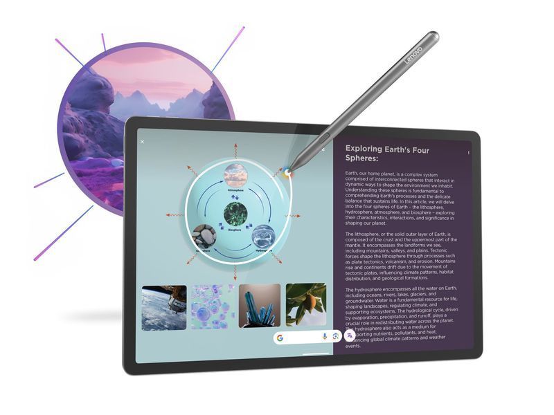Планшет LENOVO Idea Tab Pro WiFi 12,7 LTPS/MTK D83 00/12/256/Pen/Luna Grey (ZAE50100UA) EL1443927 фото