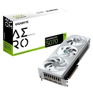 Видеокарта GF RTX 5070 12GB GDDR7 Aero OC Gigabyte (GV-N5070AERO OC-12GD) DC546466 фото