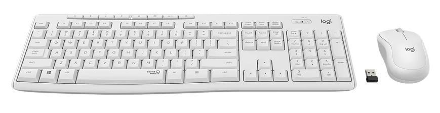 Комплект (клавiатура, миша) бездротовий Logitech MK295 Combo White (920-009824) DC436066 фото