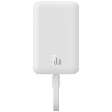 Универсальная мобильная батарея Baseus Magnetic Mini 10000mAh, 30W White (P1002210B223-00) DC592400 фото