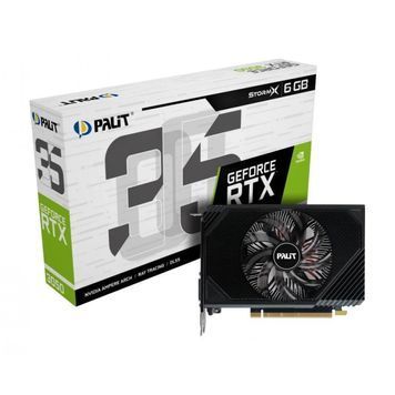 Відеокарта GF RTX 3050 6GB GDDR6 StormX Palit (NE63050018JE-1072F) DC534239 фото