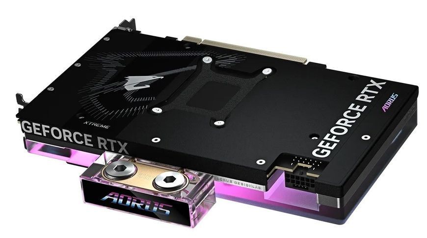 Видеокарта GF RTX 5080 16GB GDDR7 Aorus Xtreme Waterforce WB Gigabyte (GV-N5080AORUSX WB-16GD) DC589273 фото