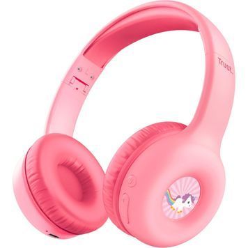 Bluetooth-гарнітура Trust On-ear Nouna Kids, Wireless Pink (25274) DC544593 фото