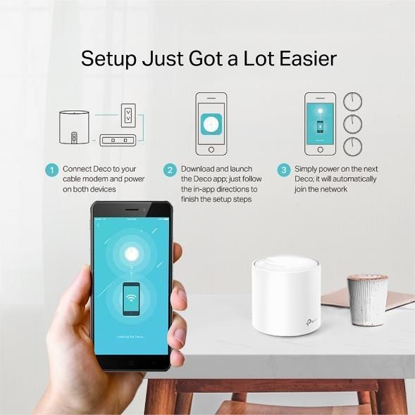Домашняя Mesh Wi-Fi система (2шт в комплекте), арт. Deco X20(2-pack) TP-LINK EL1326122 фото
